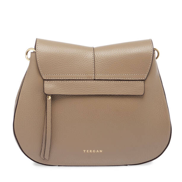 Bej Deri Kadın Çapraz Askılı Çanta - S25K1BC80241-S95 - 3