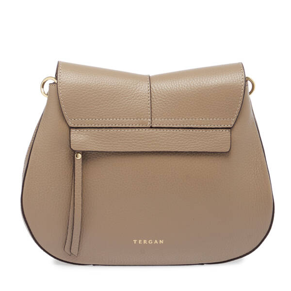 Bej Deri Kadın Çapraz Askılı Çanta - S25K1BC80241-S95 - 3