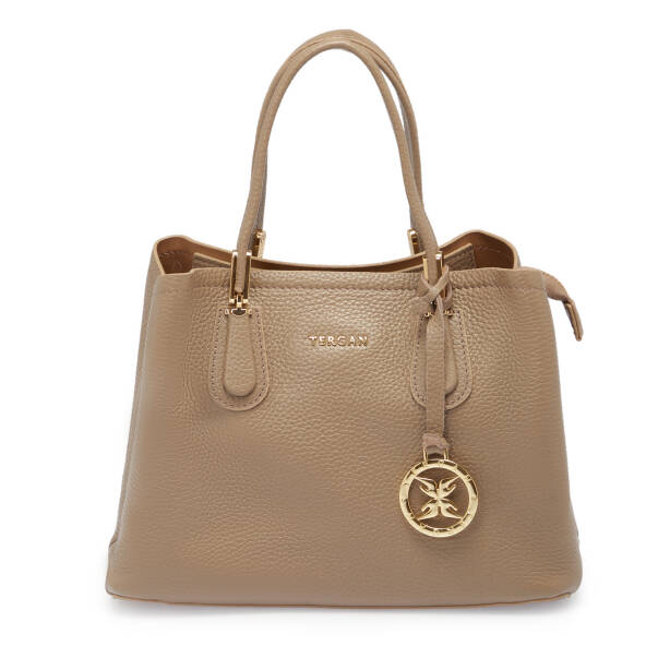 Bej Deri Kadın Çapraz Askılı Çanta - S25K1BC80440-S95 