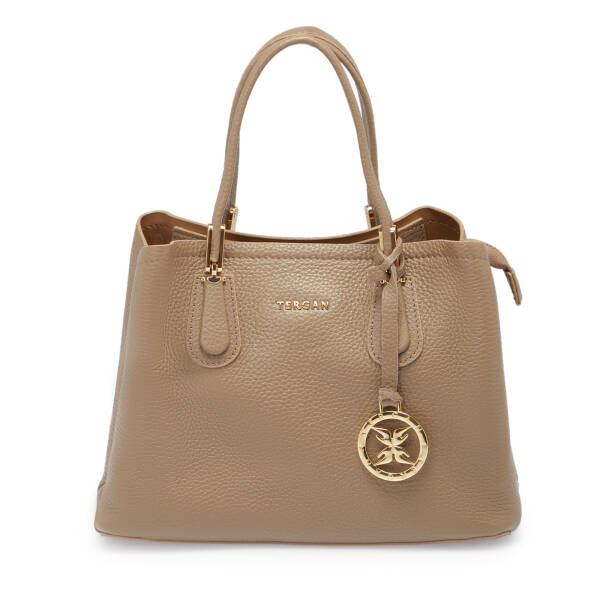 Bej Deri Kadın Çapraz Askılı Çanta - S25K1BC80440-S95 - 1