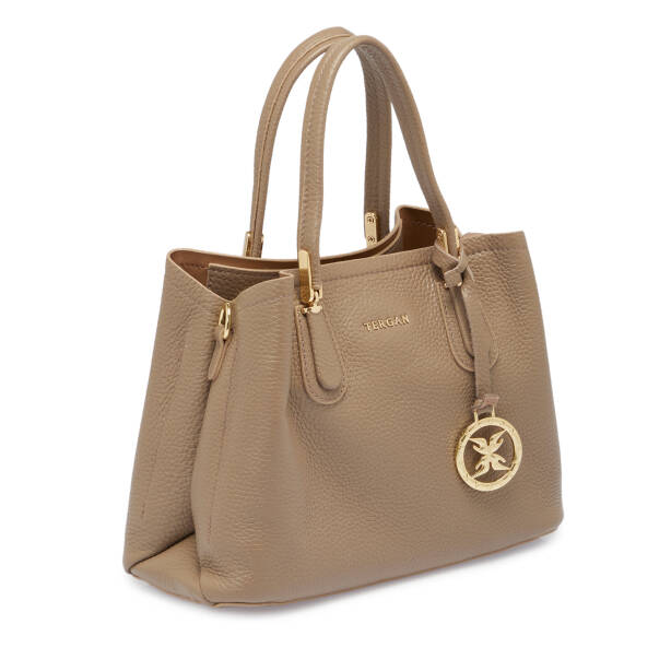 Bej Deri Kadın Çapraz Askılı Çanta - S25K1BC80440-S95 - 2