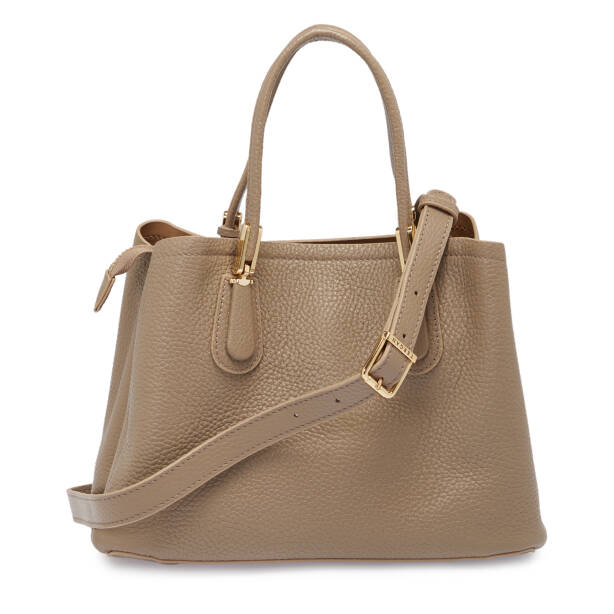 Bej Deri Kadın Çapraz Askılı Çanta - S25K1BC80440-S95 - 3