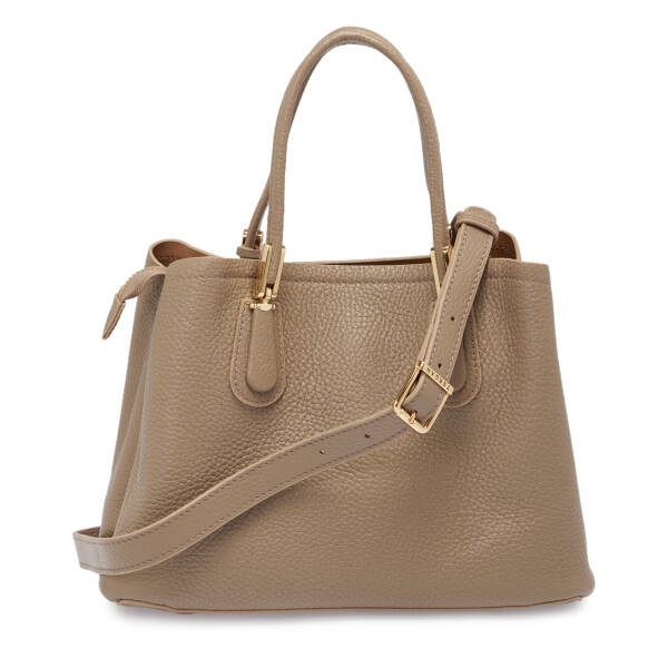 Bej Deri Kadın Çapraz Askılı Çanta - S25K1BC80440-S95 - 3