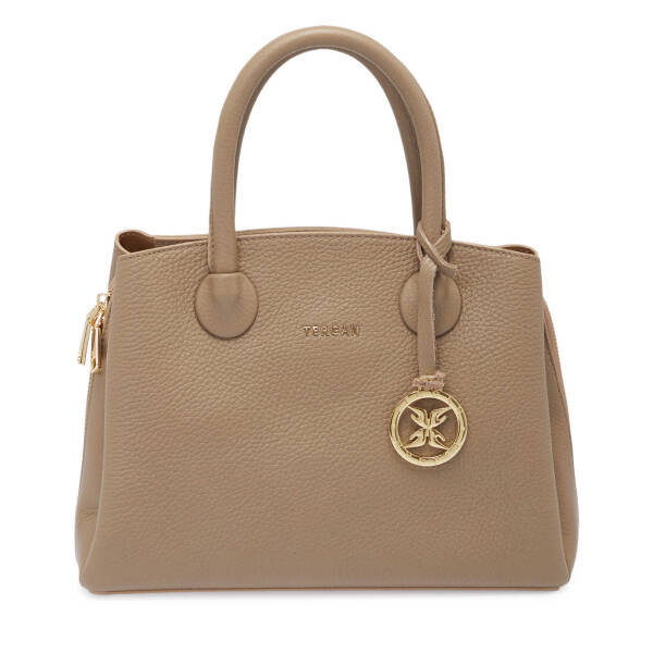 Bej Deri Kadın Çapraz Askılı Çanta - S25K1BC80441-S95 - 1