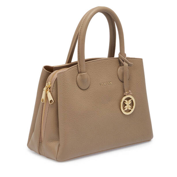 Bej Deri Kadın Çapraz Askılı Çanta - S25K1BC80441-S95 - 2