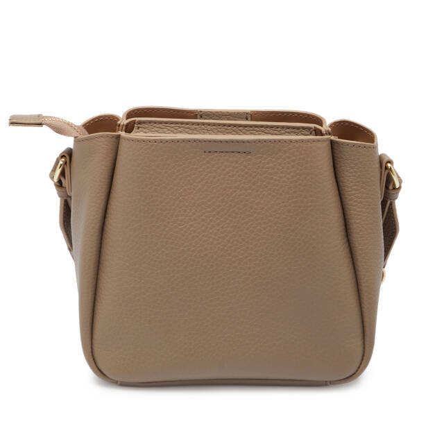 Bej Deri Kadın Çapraz Askılı Çanta - S25K1BC80466-S95 - 3