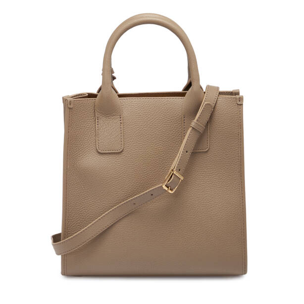 Bej Deri Kadın Çapraz Askılı Çanta - S25K1BC80488-S95 - 3