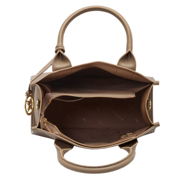 Bej Deri Kadın Çapraz Askılı Çanta - S25K1BC80488-S95 - 4