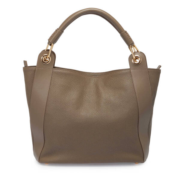 Bej Deri Kadın Çapraz Askılı Çanta - S25Y1BC77736-D5M - 3