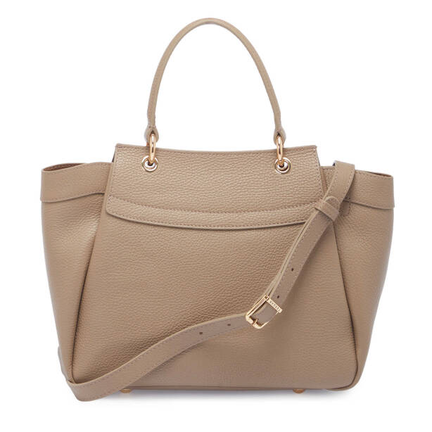 Bej Deri Kadın Çapraz Askılı Çanta - S25Y1BC80384-S95 - 3