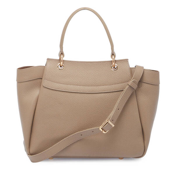 Bej Deri Kadın Çapraz Askılı Çanta - S25Y1BC80384-S95 - 3