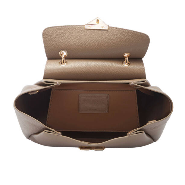 Bej Deri Kadın Çapraz Askılı Çanta - S25Y1BC80384-S95 - 4