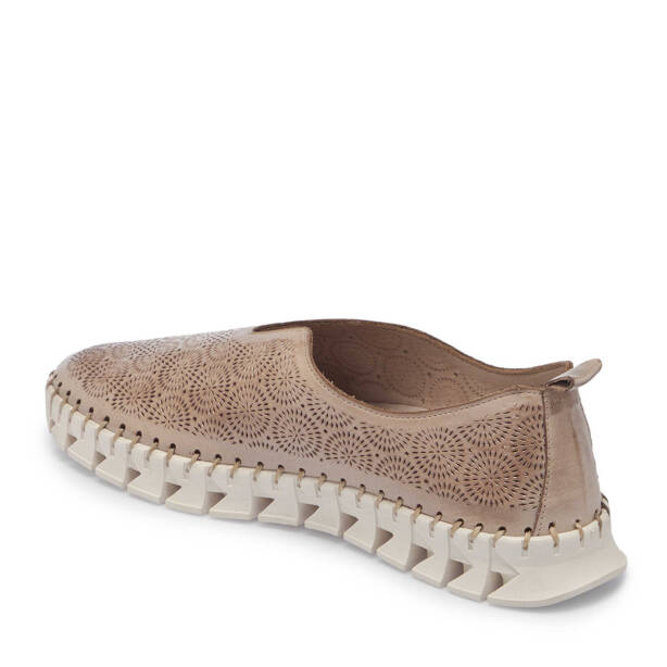 Bej Deri Kadın Casual Ayakkabı - K25I1AY68008-Q5Q - 2