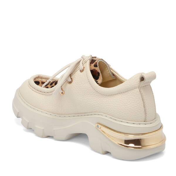 Bej Deri Kadın Casual Ayakkabı - K25S1AY68315-A25 - 2