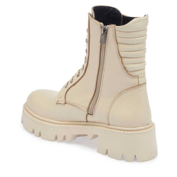 Bej Deri Kadın Casual Bot - K23K1BT66870-B19 - 2