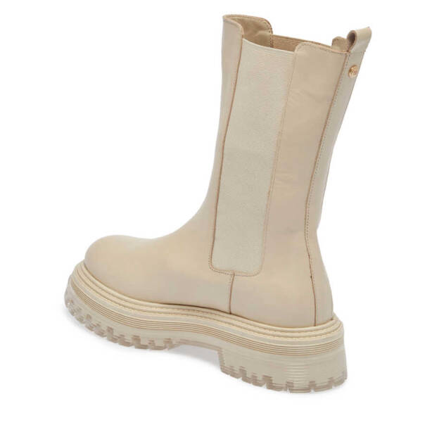 Bej Deri Kadın Casual Bot - K23K1BT66910-E94 - Tergan