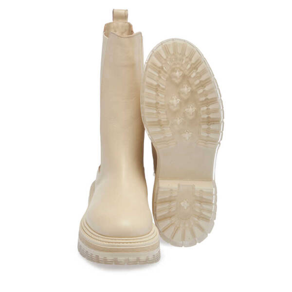 Bej Hakiki Deri Kadın Casual Bot - K23K1BT66910-E94 - 4