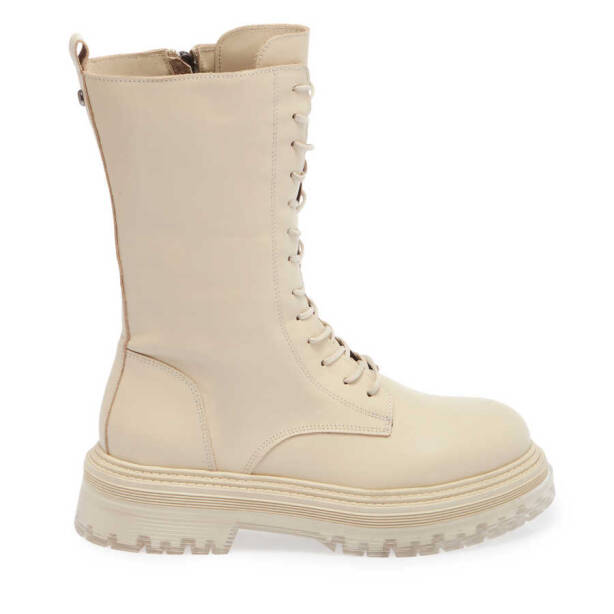 Bej Hakiki Deri Kadın Casual Bot - K23K1BT66911-E94 - 1