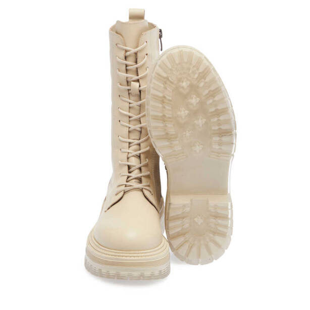 Bej Hakiki Deri Kadın Casual Bot - K23K1BT66911-E94 - 4