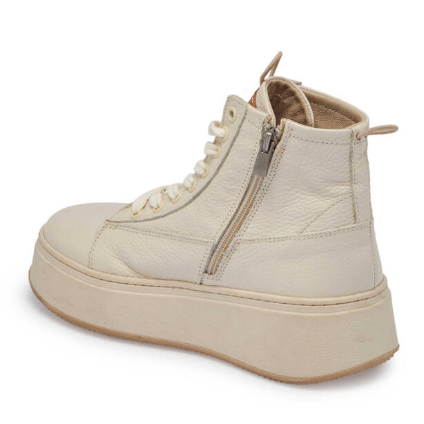 Bej Deri Kadın Casual Bot - K23K1BT66916-B19 - Tergan