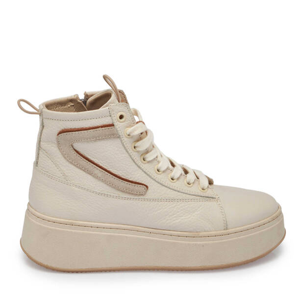 Bej Deri Kadın Casual Bot - K23K1BT66916-B19 - Tergan