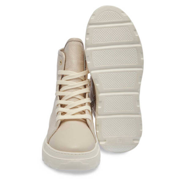 Bej Deri Kadın Casual Bot - K23K1BT66917-B19 - 4