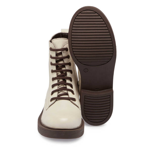 Bej Deri Kadın Casual Bot - K24K1BT67565-A25 - 4