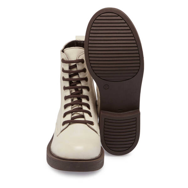 Bej Deri Kadın Casual Bot - K24K1BT67565-A25 - 4