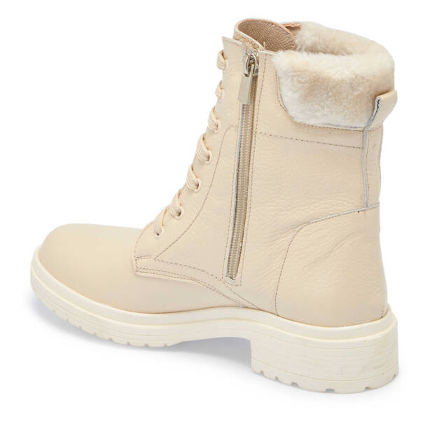 Bej Deri Kadın Casual Bot - K24K1BT67571-B19 - Tergan