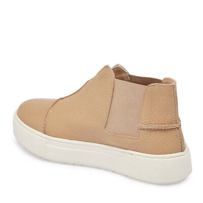  Bej Deri Kadın Casual Bot - K24K1BT67577-T8Z - 2