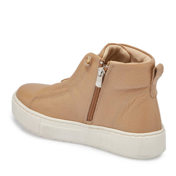 Bej Deri Kadın Casual Bot - K24K1BT67578-T8Z - Tergan