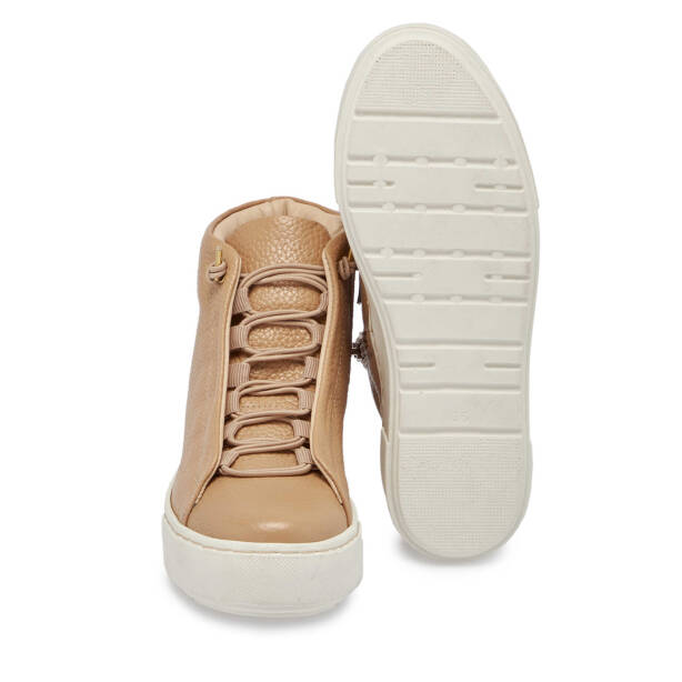 Bej Deri Kadın Casual Bot - K24K1BT67578-T8Z - Tergan