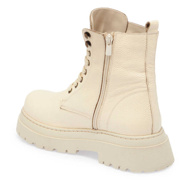 Bej Deri Kadın Casual Bot - K24K1BT67583-B19 - Tergan