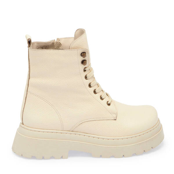 Bej Deri Kadın Casual Bot - K24K1BT67583-B19 - 3