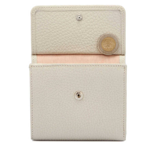 Bej Hakiki Deri Kadın Cüzdan - S1CB00005627-B19 - 3