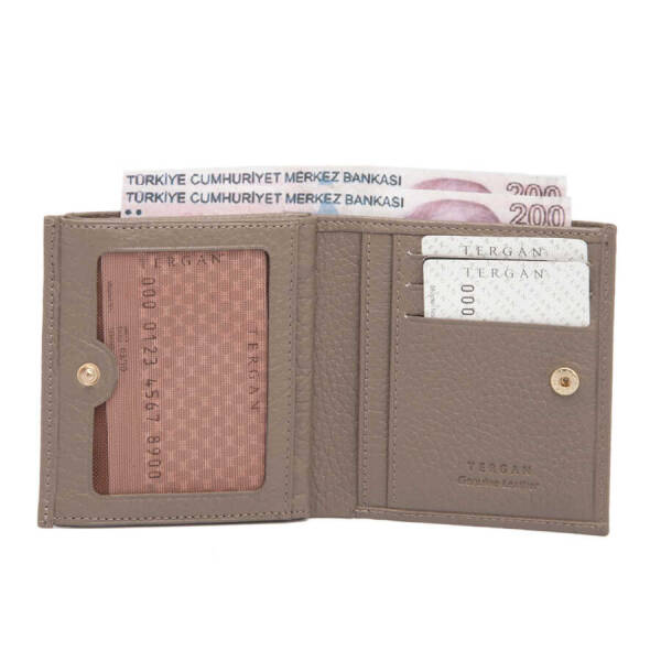 Bej Hakiki Deri Kadın Cüzdan - S1CB00005627-B73 - 2