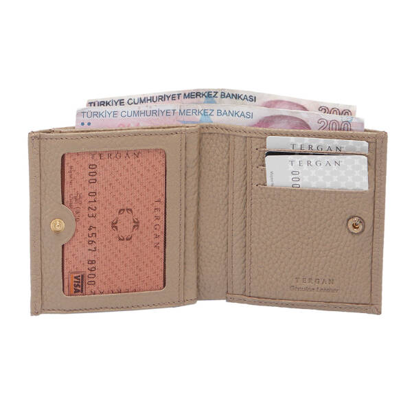 Bej Hakiki Deri Kadın Cüzdan - S1CB00005627-S95 - 2