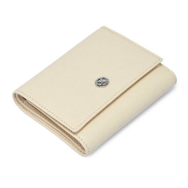 Bej Hakiki Deri Kadın Cüzdan - S1CB00005633-B19 