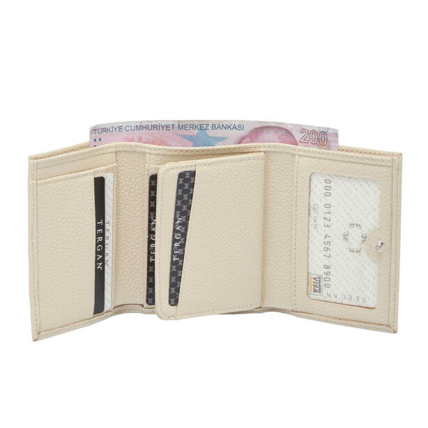 Bej Hakiki Deri Kadın Cüzdan - S1CB00005633-B19 - 3