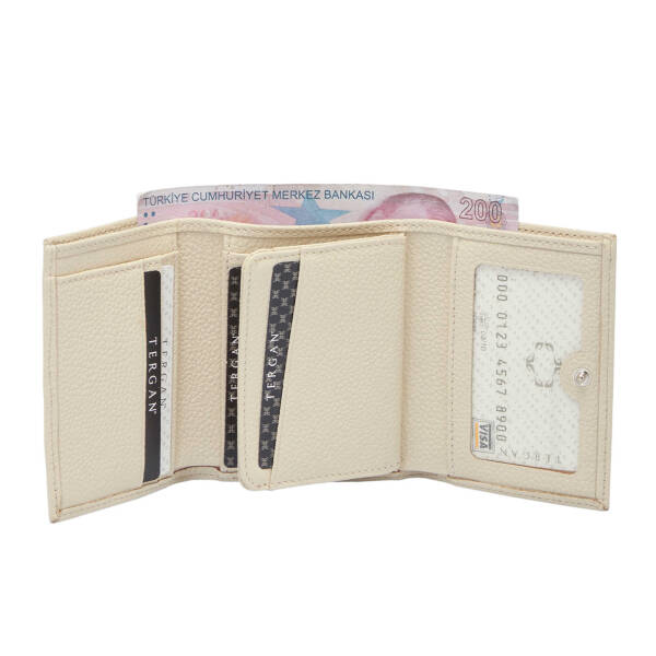 Bej Hakiki Deri Kadın Cüzdan - S1CB00005633-B19 - 3