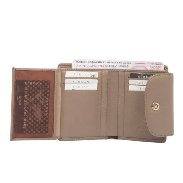 Bej Hakiki Deri Kadın Cüzdan - S1CB00005714-B56 - 4