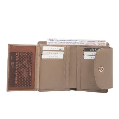 Bej Deri Kadın Cüzdan - S1CB00005714-B56 - 4
