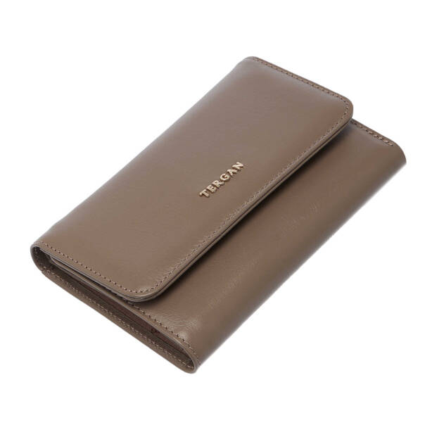 Bej Deri Kadın Cüzdan - S1CB00005730-V62 