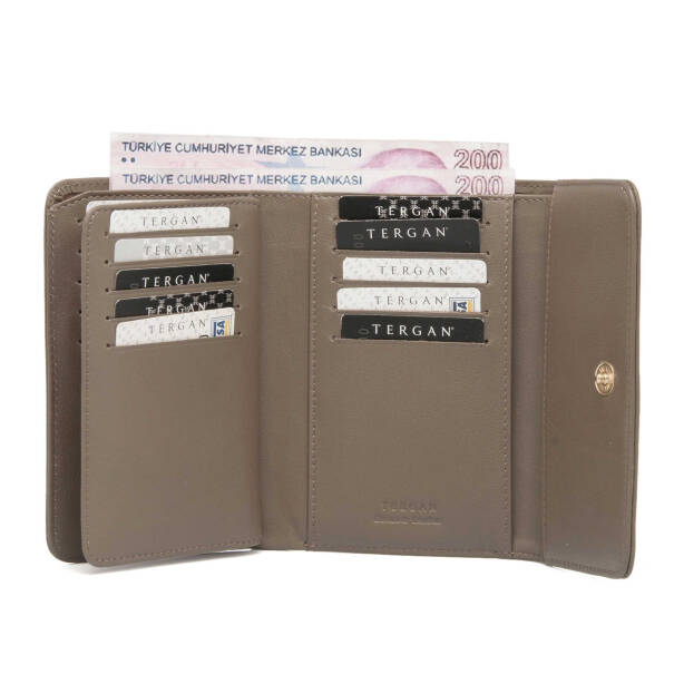Bej Deri Kadın Cüzdan - S1CB00005788-B56 - 3