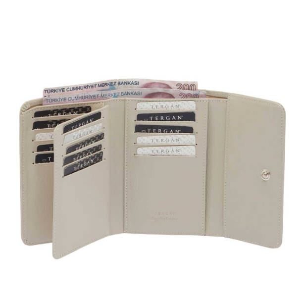 Bej Deri Kadın Cüzdan - S1CB00005788-B57 - 2