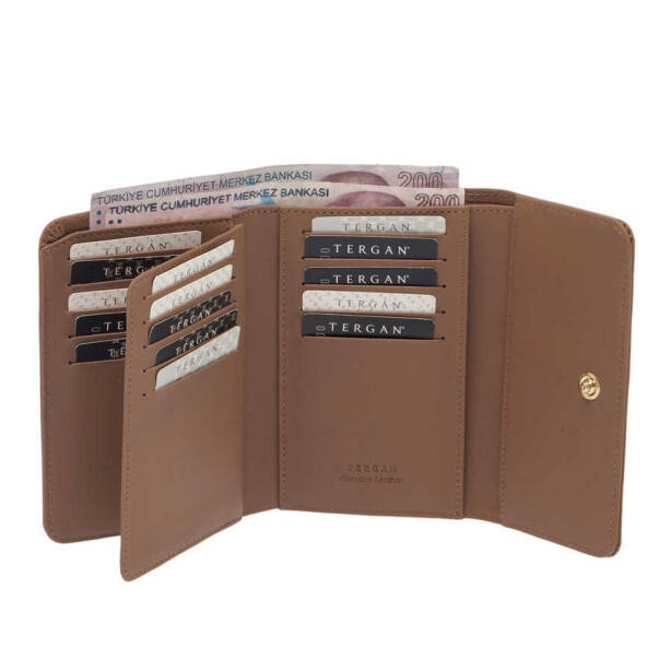 Bej Deri Kadın Cüzdan - S1CB00005788-D45 - 2