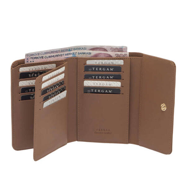 Bej Deri Kadın Cüzdan - S1CB00005788-D45 - 2