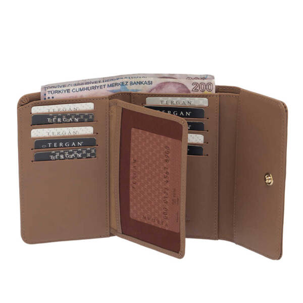 Bej Deri Kadın Cüzdan - S1CB00005788-D45 - 3