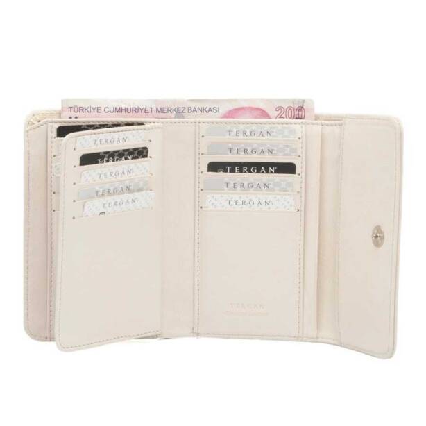 Bej Deri Kadın Cüzdan - S1CB00005788-E94 - 2