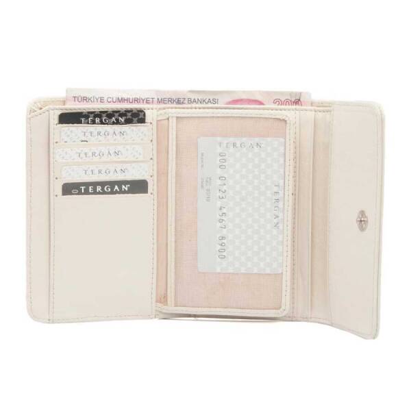 Bej Deri Kadın Cüzdan - S1CB00005788-E94 - 3